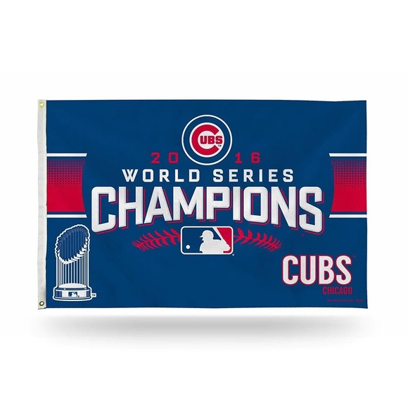 Chicago Cubs 2016 World Series Champs Banner F38 - Picture 2 of 3